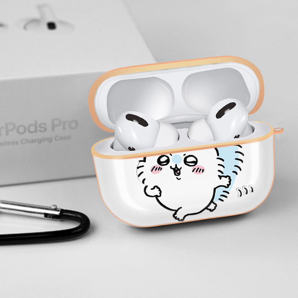ちいかわ モモンガ Chii-kawa Momonga 【AirPods Pro用】ハードシェル保護ケース｜耐衝撃・防指紋・カラビナ付き商品仕様