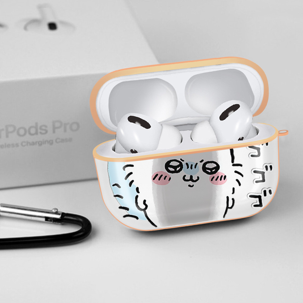 ちいかわ モモンガ Chii-kawa Momonga 【AirPods Pro用】ハードシェル保護ケース｜耐衝撃・防指紋・カラビナ付き商品仕様