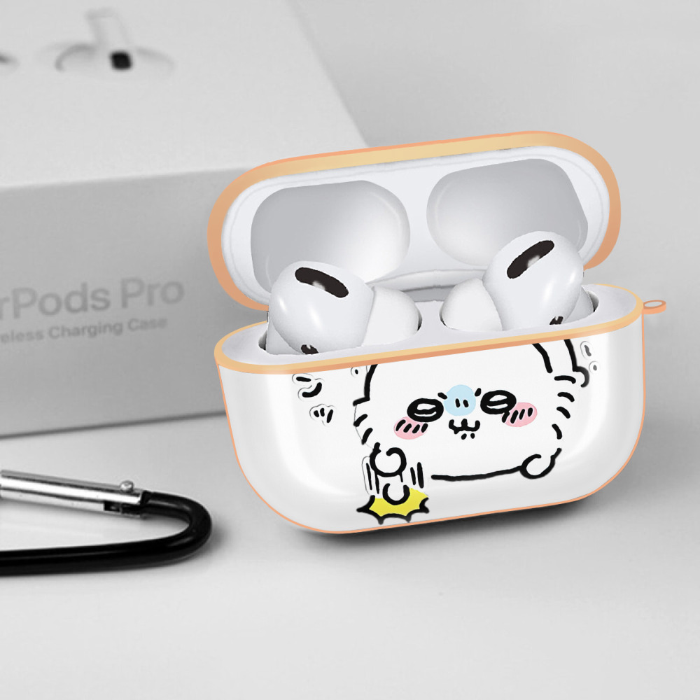 ちいかわ モモンガ Chii-kawa Momonga 【AirPods Pro用】ハードシェル保護ケース｜耐衝撃・防指紋・カラビナ付き商品仕様