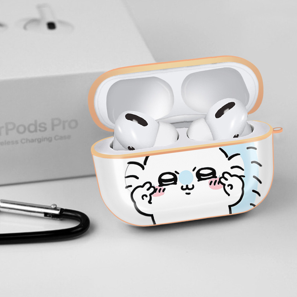 ちいかわ モモンガ Chii-kawa Momonga 【AirPods Pro用】ハードシェル保護ケース｜耐衝撃・防指紋・カラビナ付き商品仕様