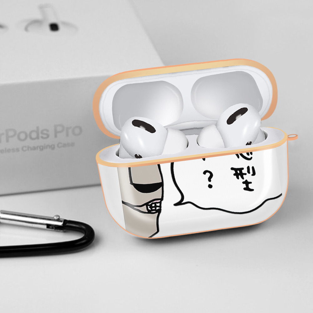 ちいかわ 労働の鎧さん Chii-kawa Mr. Armor of Labor 【AirPods Pro用】ハードシェル保護ケース｜耐衝撃・防指紋・カラビナ付き商品仕様