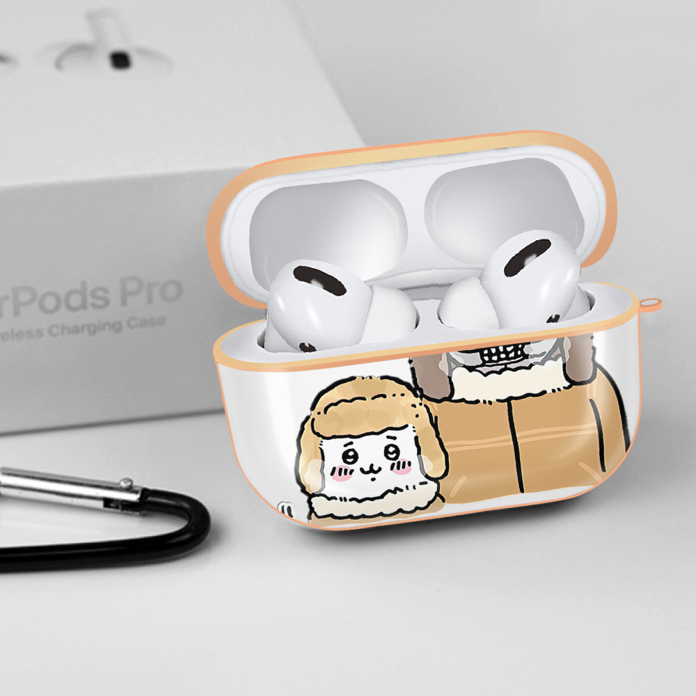 ちいかわ 労働の鎧さん Chii-kawa Mr. Armor of Labor 【AirPods Pro用】ハードシェル保護ケース｜耐衝撃・防指紋・カラビナ付き商品仕様